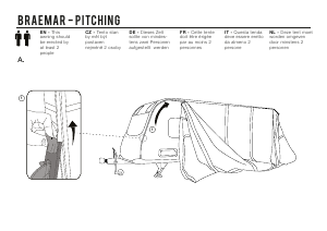 Manuál Vango Braemar III 300 Roleta