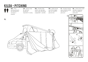 Bedienungsanleitung Vango Kilda Low Vorzelt