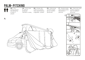Bedienungsanleitung Vango Palm Low Vorzelt
