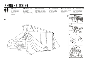 Bedienungsanleitung Vango Rhone Tall Vorzelt