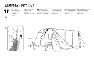 Handleiding Vango Somerby 360 Voortent