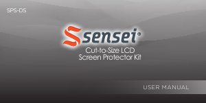Handleiding Sensei SPS-DS Screenprotector
