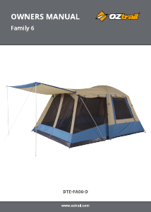 Manual OZtrail Family 6 Tent