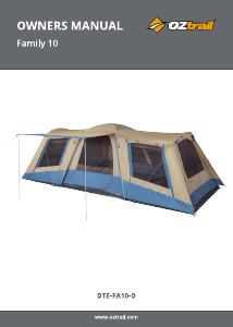 Manual OZtrail Family 10 Tent