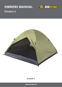 Manual OZtrail Flinders 3 Tent