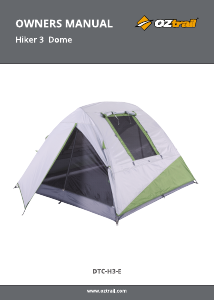 Manual OZtrail Hiker 3 Tent