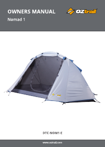 Manual OZtrail Nomad 1 Tent