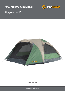 Manual OZtrail Skygazer 4XV Tent