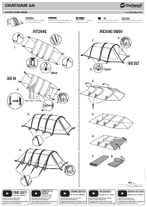 Handleiding Outwell Chatham 6A Tent