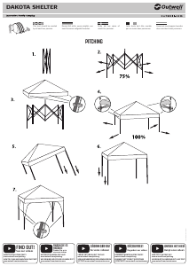 Handleiding Outwell Dakota Shelter Tent