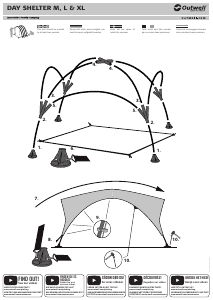 Handleiding Outwell Day Shelter M Tent