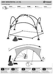 Mode d’emploi Outwell Day Shelter XL Tente