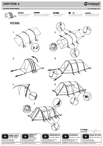 Bedienungsanleitung Outwell Dayton 4 Zelt