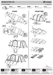 Handleiding Outwell Middleton 5A Tent