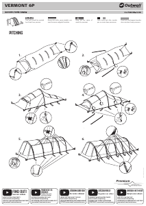Mode d’emploi Outwell Vermont 6P Tente