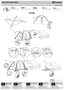 Mode d’emploi Outwell Milestone Pro Auvent