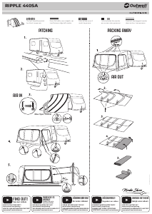 Manual Outwell Ripple 440SA Awning