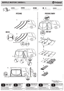 Mode d’emploi Outwell Ripple Motor 380SA L Auvent