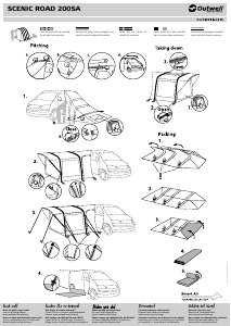 Manual Outwell Scenic Road 200SA Awning