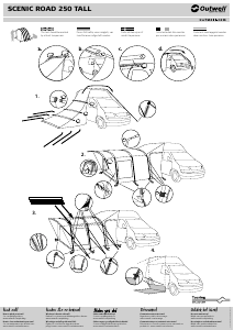 Bedienungsanleitung Outwell Scenic Road 250 Tall Vorzelt