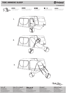 Bedienungsanleitung Outwell Tide Annexe Sleep Vorzelt