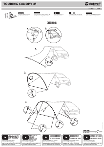 Bedienungsanleitung Outwell Touring Canopy M Vorzelt