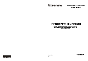 Bedienungsanleitung Hisense LHD32K166WSEU LED fernseher