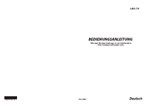 Bedienungsanleitung Hisense LTDN55K390XWSEU3D LED fernseher
