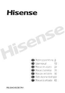 Bedienungsanleitung Hisense GSNF 150 A+ Gefrierschrank