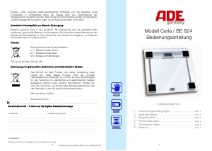 Manual ADE BE 824 Carla Scale