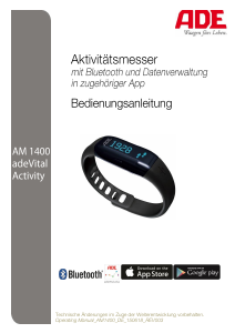 Bedienungsanleitung ADE AM 1400 Aktivitätstracker