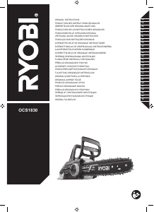 Manual Ryobi OCS1830 Chainsaw