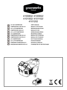 Manuale Greenworks G40AC Compressore