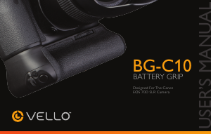 Manual Vello BG-C10 Battery Grip