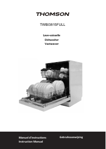 Manual Thomson TWBI 3815 FULL Dishwasher