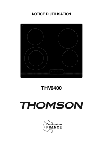 Manual Thomson THV6400 Hob