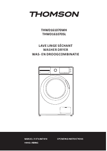 Mode d’emploi Thomson TH WD 161070 WH Lave-linge séchant