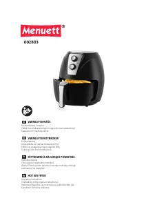 Manual Menuett 002-803 Deep Fryer