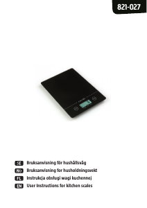 Manual Menuett 821-027 Kitchen Scale