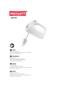 Instrukcja Menuett 000-797 Mikser ręczny