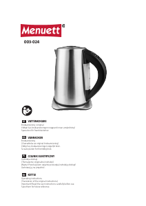 Manual Menuett 003-024 Kettle