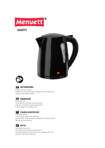 Manual Menuett 004-777 Kettle