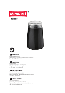 Manual Menuett 001-680 Coffee Grinder