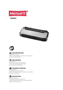 Manual Menuett 005-061 Vacuum Sealer