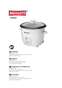 Manual Menuett 004-808 Rice Cooker