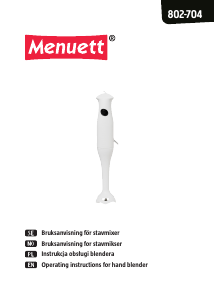 Instrukcja Menuett 802-704 Blender ręczny