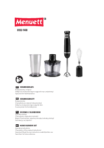 Handleiding Menuett 002-148 Staafmixer