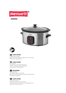 Manual Menuett 006-856 Slow Cooker