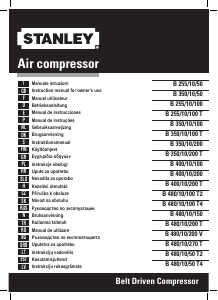 Manual Stanley B 350/10/100 T Compressor