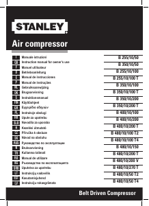 Priročnik Stanley B 480/10/200 T Kompresor